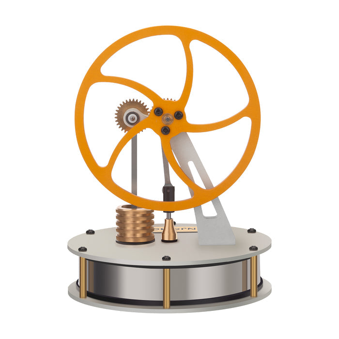 Metal Low Temperature Difference Stirling Engine Gear Transmission Heat Engine Model