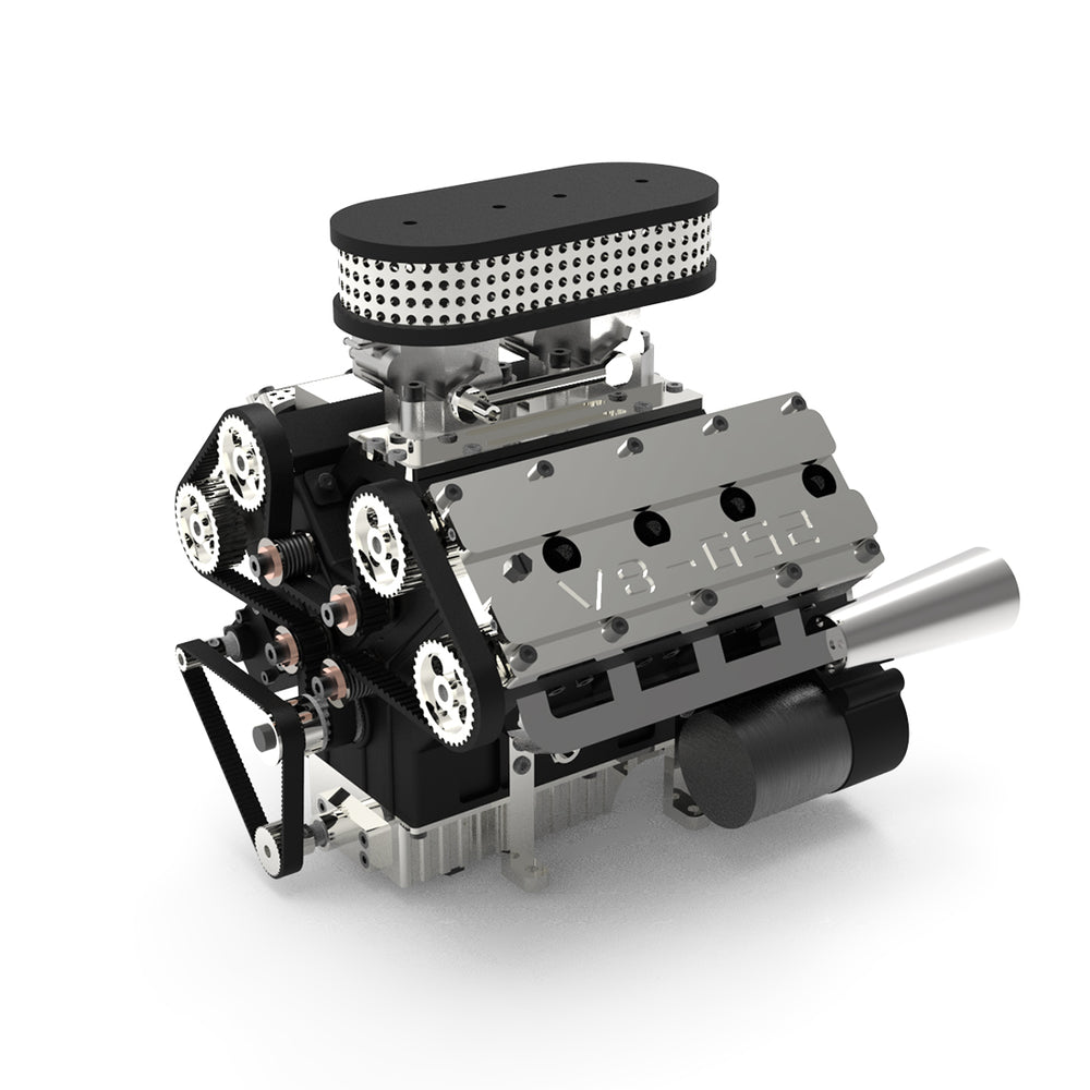 V8 Four-Stroke V-Shaped Eight-Cylinder Water-cooled Electric Gasoline Internal Combustion Engine Model