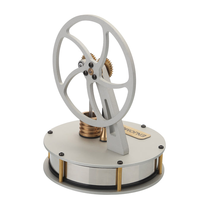 Metal Low Temperature Difference Stirling Engine Gear Transmission Heat Engine Model