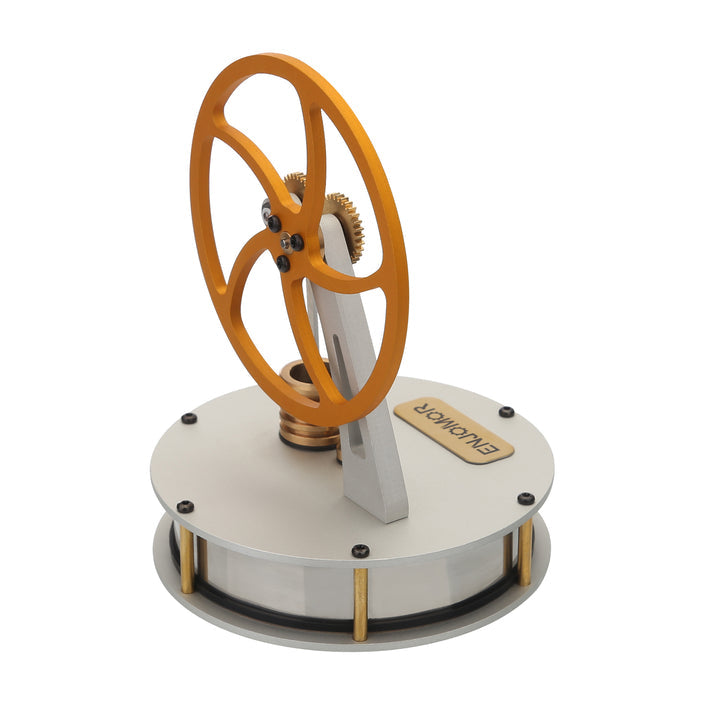 Metal Low Temperature Difference Stirling Engine Gear Transmission Heat Engine Model