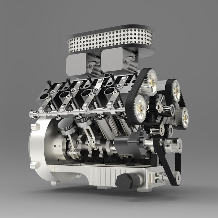 V8 Four-Stroke V-Shaped Eight-Cylinder Water-cooled Electric Gasoline Internal Combustion Engine Model