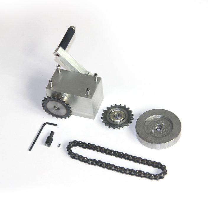 9cc V-Twin Engine Model with Upgrade Kick Starter Kit and Base