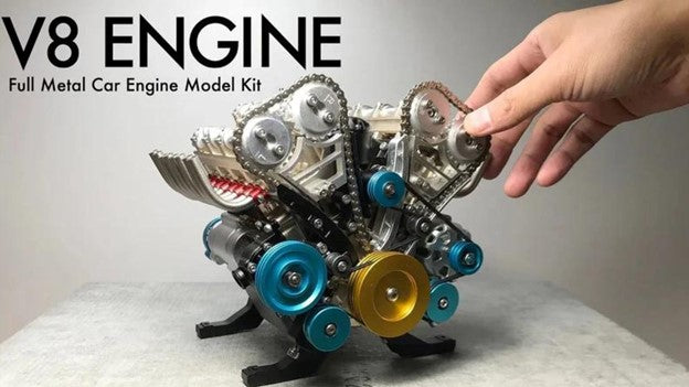 Mech Artisans TECHING Full Metal Engine on table