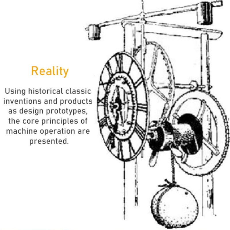 Galileo Gravity Pendulum Clock - 3D Metal DIY Assembly Kit | Alloy & Stainless Steel STEAM Educational Toy