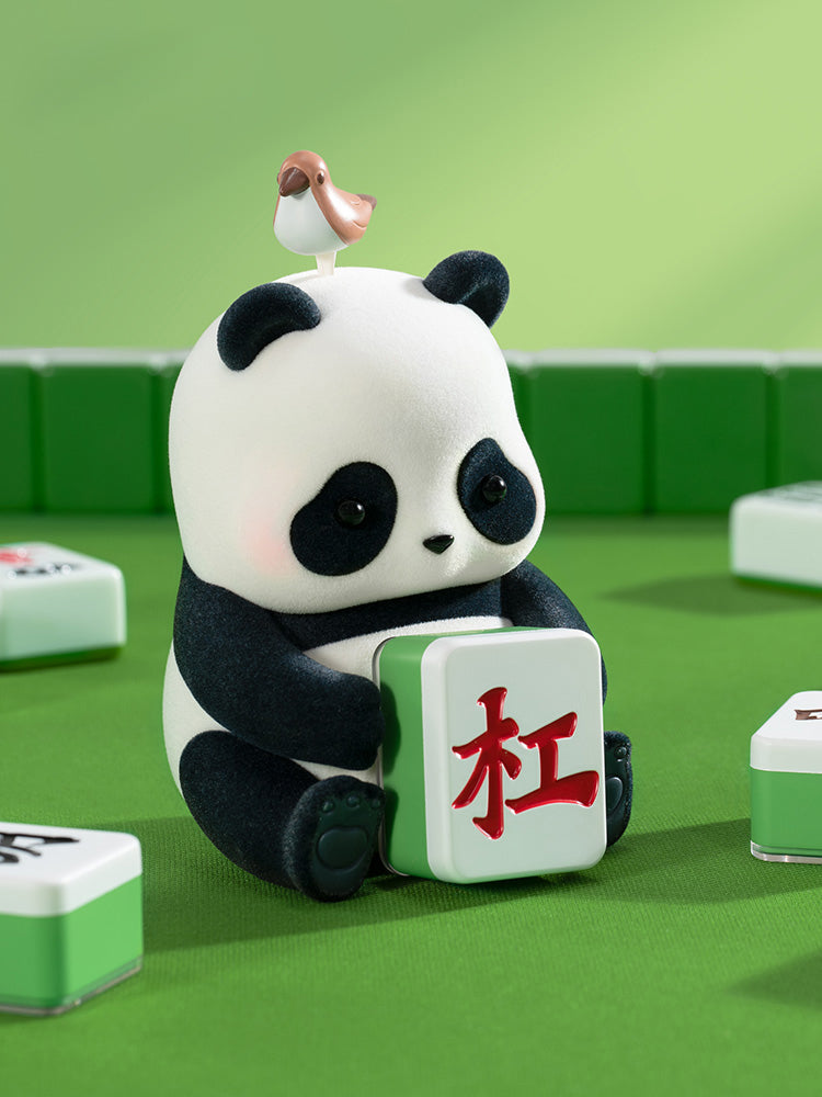 Mahjong Master Panda Figurine - Mahjong Toy Ornament Trendy Gift