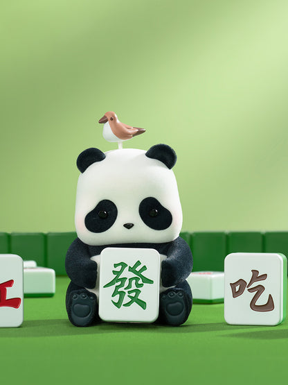 Mahjong Master Panda Figurine - Mahjong Toy Ornament Trendy Gift