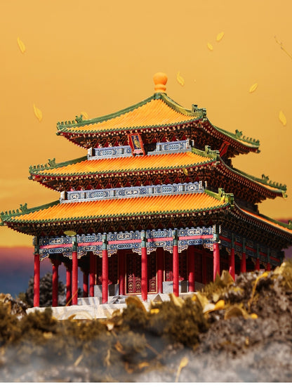 Wan Chun Pavilion Model - 1750+ Pieces Iconic Architecture of Jingshan