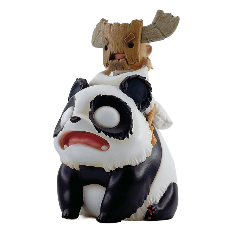 2024 Chiyou Baby and Iron-eating Beast Figurine Model Giant Panda Trendy Blind Box