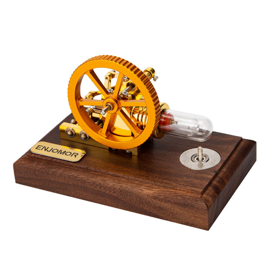 Mini Beta Hot Air Stirling Engine Model External Combustion Engine Model Toy