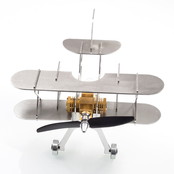 Metal Stirling Airplane Model Set Science Education Toy Boutique Decoration