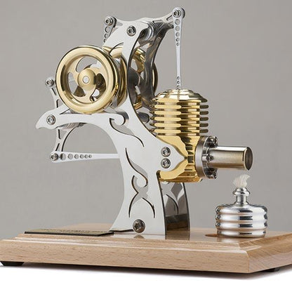 Stirling Engine Kit 2500RPM Single Cylinder DIY Assembly Stirling Engine Kit Gift Collection