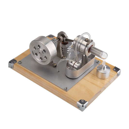 Single-cylinder Split Right Angle Type Stirling Engine Model