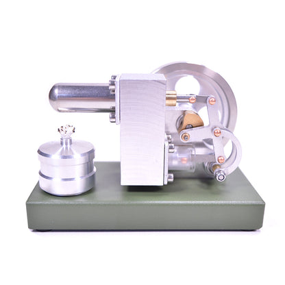 Mini α-type Hot Air Stirling Engine Model Toy