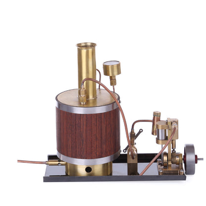 Mini Steam Engine Model Kit Toy with Steam Engine Boiler and Base
