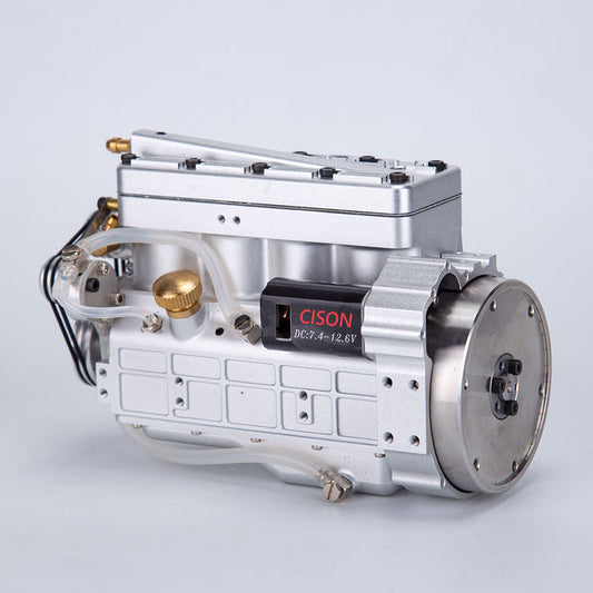 Flathead Inline 4 cylinder 4 Stroke Water-Cooled Gasoline Engine Model