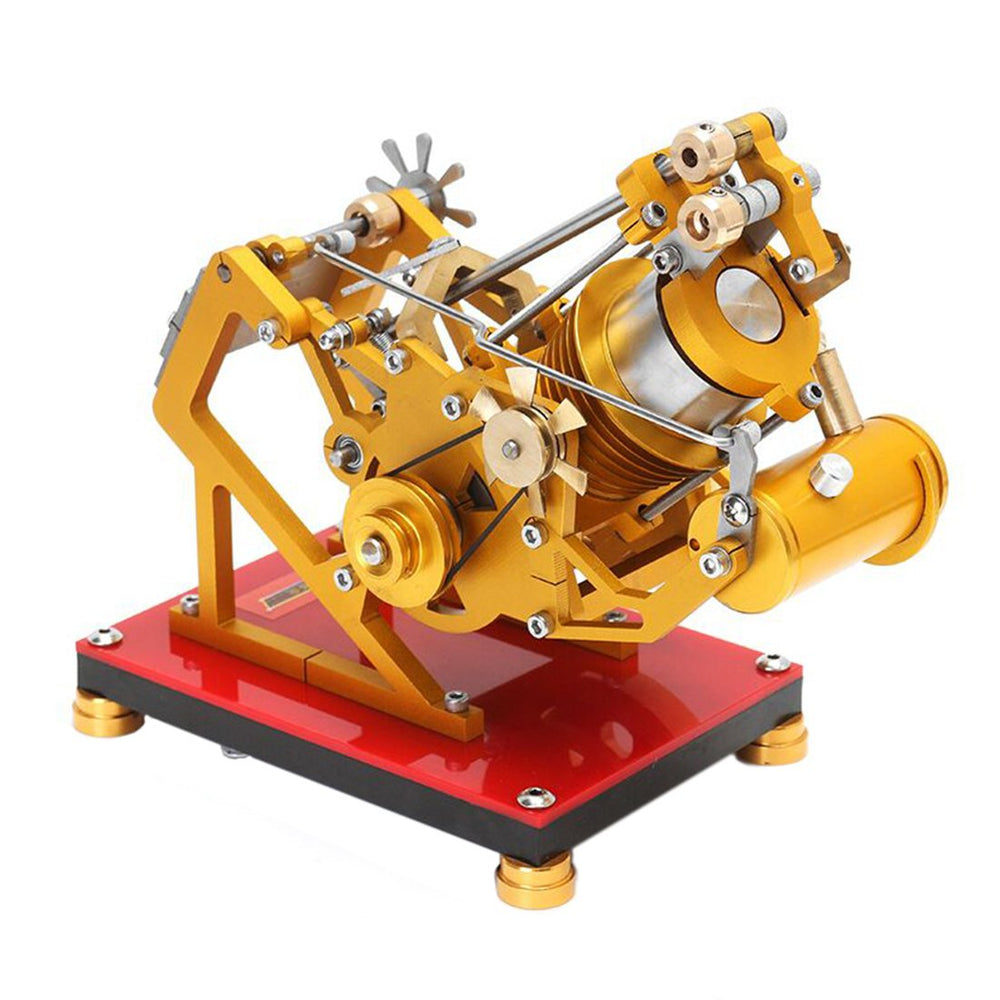 Stirling Engine Kit Golden Flame Licker Eater Vacuum Engine Model Education Toy