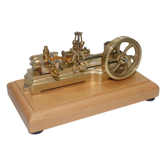 S10 Mini Retro Horizontal Single-Cylinder Reciprocating Double-Acting Mill Steam Engine Model Toys