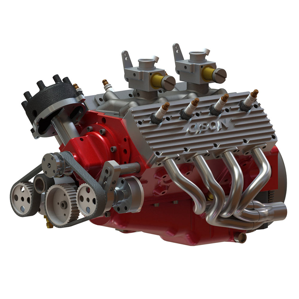 44CC 1/6 Scale 4-Stroke V8 Gasoline Engine Internal Combustion Model Kit