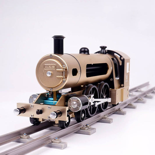 Steam Locomotive Train Assembly Engine Full Metal  Kit Gift Collection