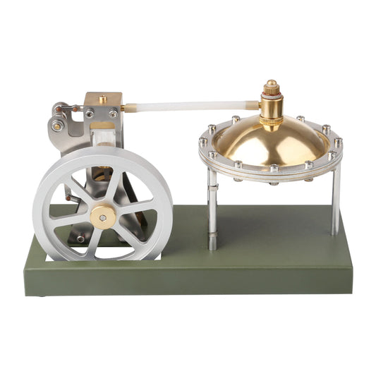 Retro Metal Steam Engine with Boiler - Collection Toys