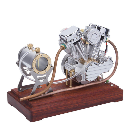FG-VT9 9cc V2 Engine and Original Parts V-twin 4-Stroke Air-cooled Motorcycle Engine