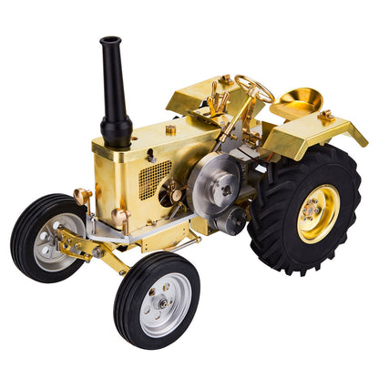 T16 Antique Roller Tractor Model with Mini Horizontal Air-cooled Single-cylinder Gasoline IC Engine