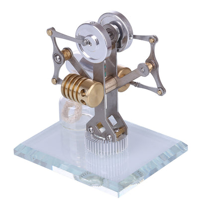 Miniature Balance Stirling Engine Model Science Education Toy