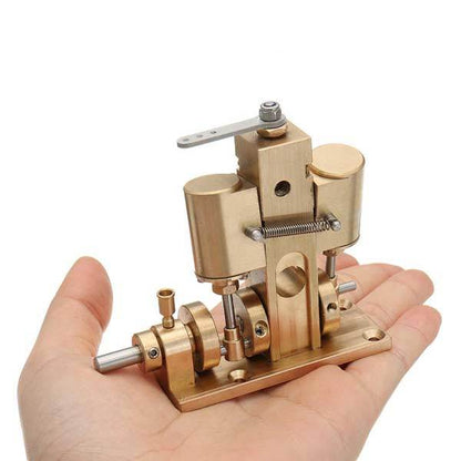 Mini Steam Engine Twin Cylinder Steam Engine Model Toy Gifts