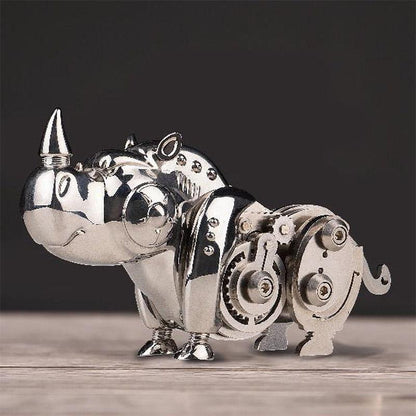 Sharp Brother Mechanical Rhino Figurine - Rhino Mecha Model