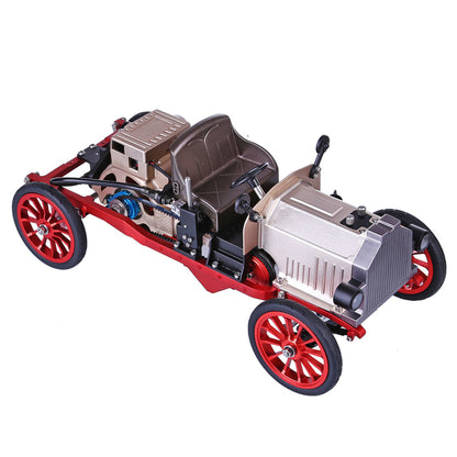 Classic Car Engine Assembly Kit - Metal Mechanical Model Collection