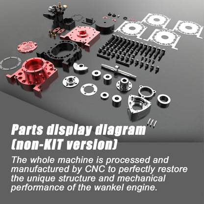 Single Rotor Wankel Rotary Engine Model Water-cooled