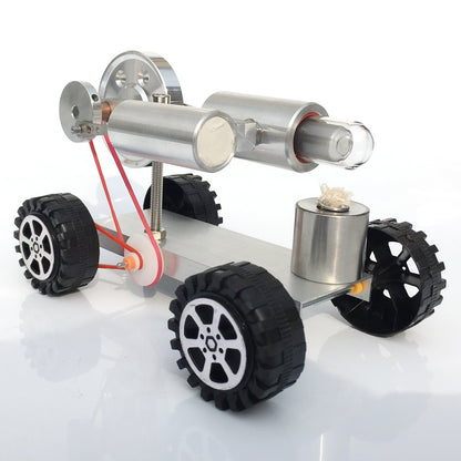 Stirling Engine Model Car Science Education Kid Gift Collection