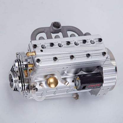 Flathead Inline 4 cylinder 4 Stroke Water-Cooled Gasoline Engine Model