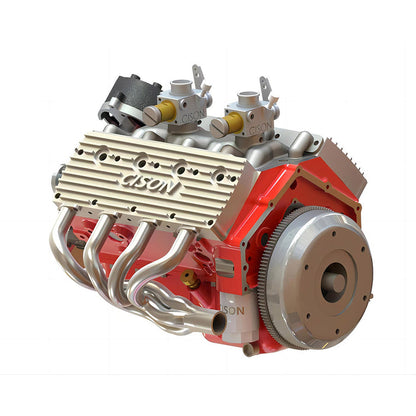 44CC 1/6 Scale 4-Stroke V8 Gasoline Engine Internal Combustion Model Kit