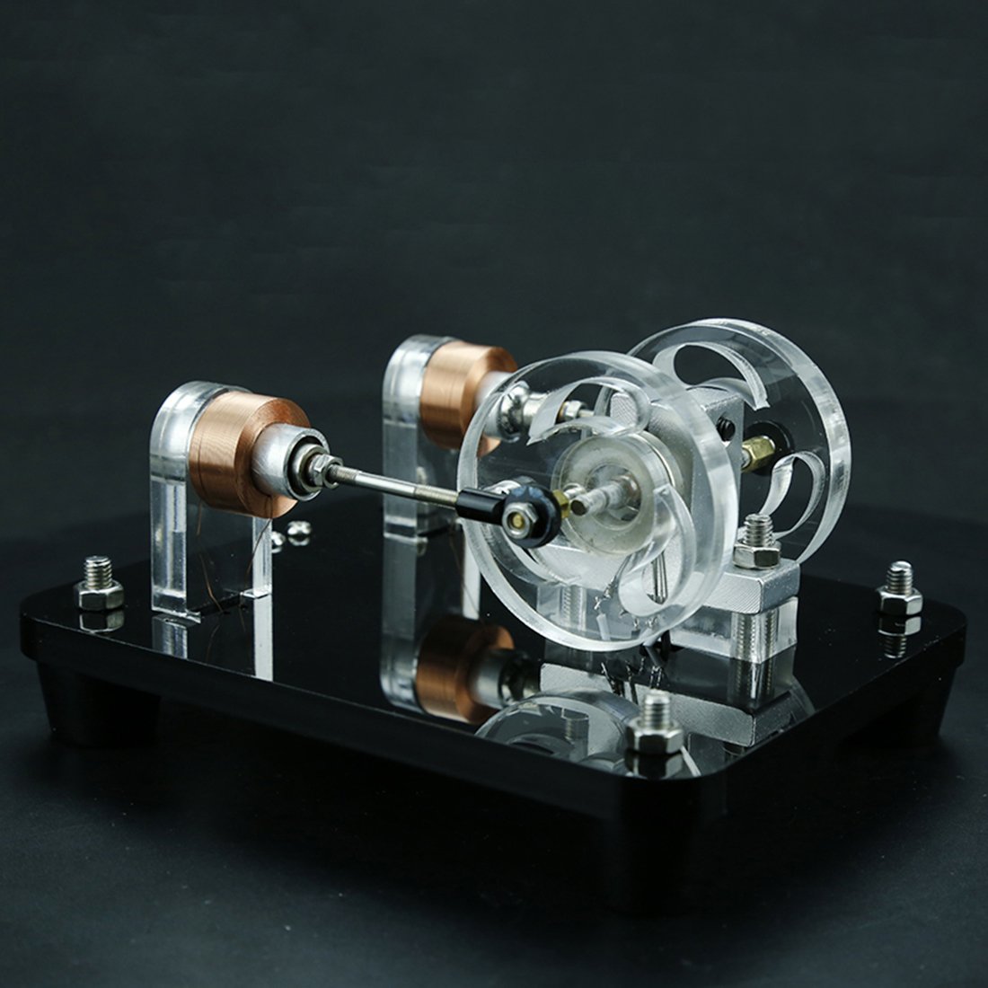 Dual-coil Brushless Motor Hall Electric Machine Physical Experiment Engine Model