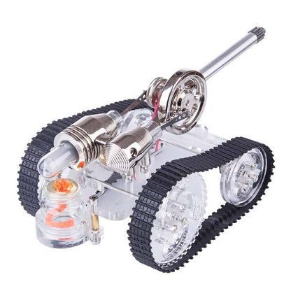 Tank Stirling Engine External Combustion Engine Toy Gift