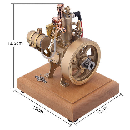 H73 Vertical Single Cylinder Gasoline Engine Internal Combustion Engine Model With Governor