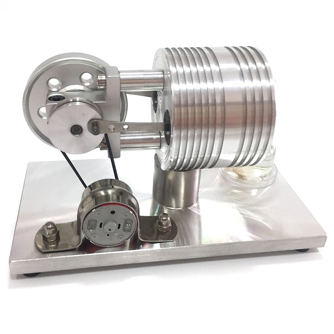 Stirling Engine with Generator External Combustion Engine Model Science Education Toy