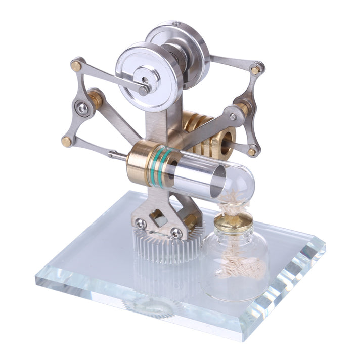 Miniature Balance Stirling Engine Model Science Education Toy