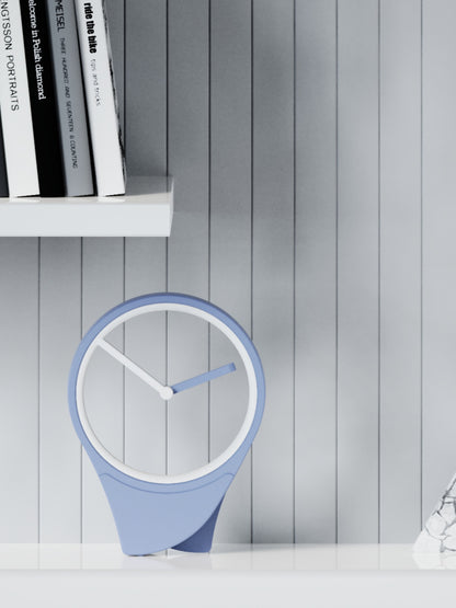 Floating Clock: Minimalist and Sophisticated Desktop Timepiece Without a Dial