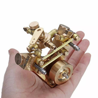 Mini Steam Engine Kit 2 Cylinder Marine Steam Engine Gift Collection