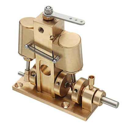 Mini Steam Engine Twin Cylinder Steam Engine Model Toy Gifts