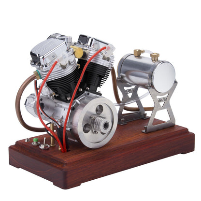 FG-VT9 9cc V2 Engine and Original Parts V-twin 4-Stroke Air-cooled Motorcycle Engine