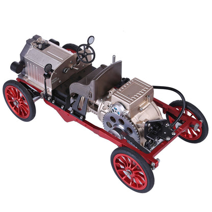 Classic Car Engine Assembly Kit - Metal Mechanical Model Collection