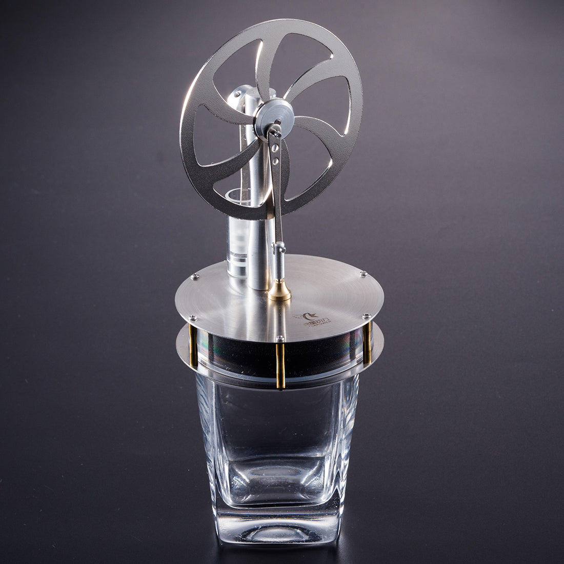 Low Temperature Difference LTD Stirling Engine Model Coffee Powered Gadget Gift Collection