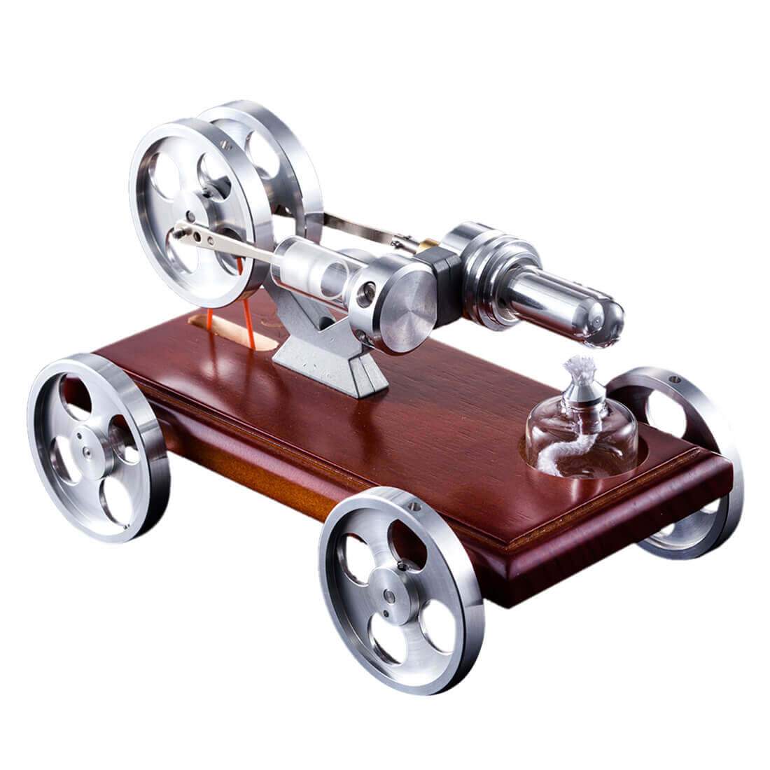 Stirling Engine Car Model DIY  Vehicle Kit Toy