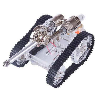 Tank Stirling Engine External Combustion Engine Toy Gift