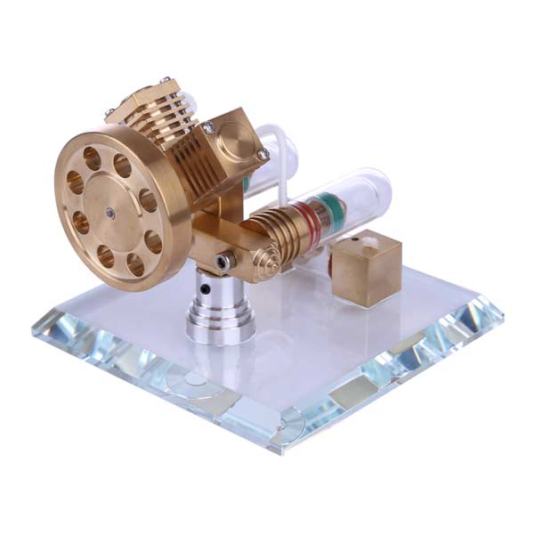 V2 Stirling Engine Free Piston Engine Model Toy