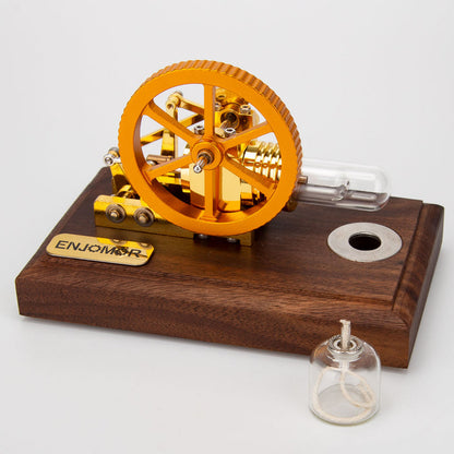 Mini Beta Hot Air Stirling Engine Model External Combustion Engine Model Toy