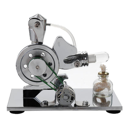 Squirrel Shaped Single Cylinder Stirling Engine Generator Engine Model with LED Education Model